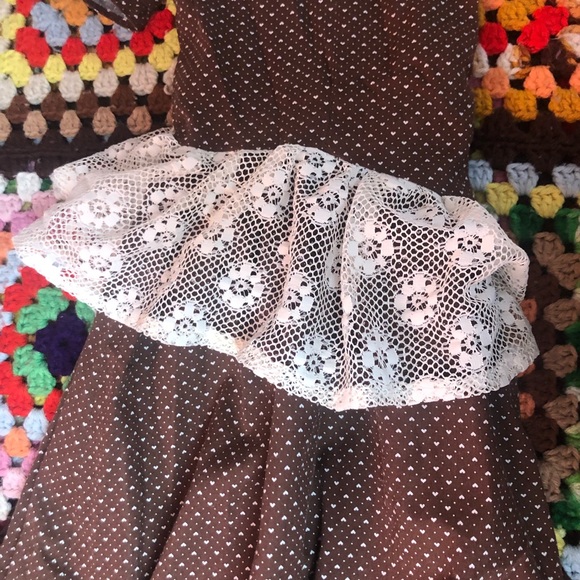 1960 Gunne Sax Style Poof Sleeve Dress - Picture 8 of 8